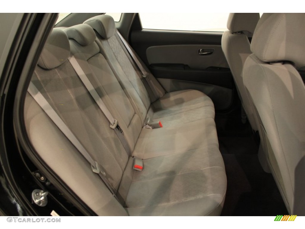 2010 Elantra GLS - Ebony Black / Gray photo #16
