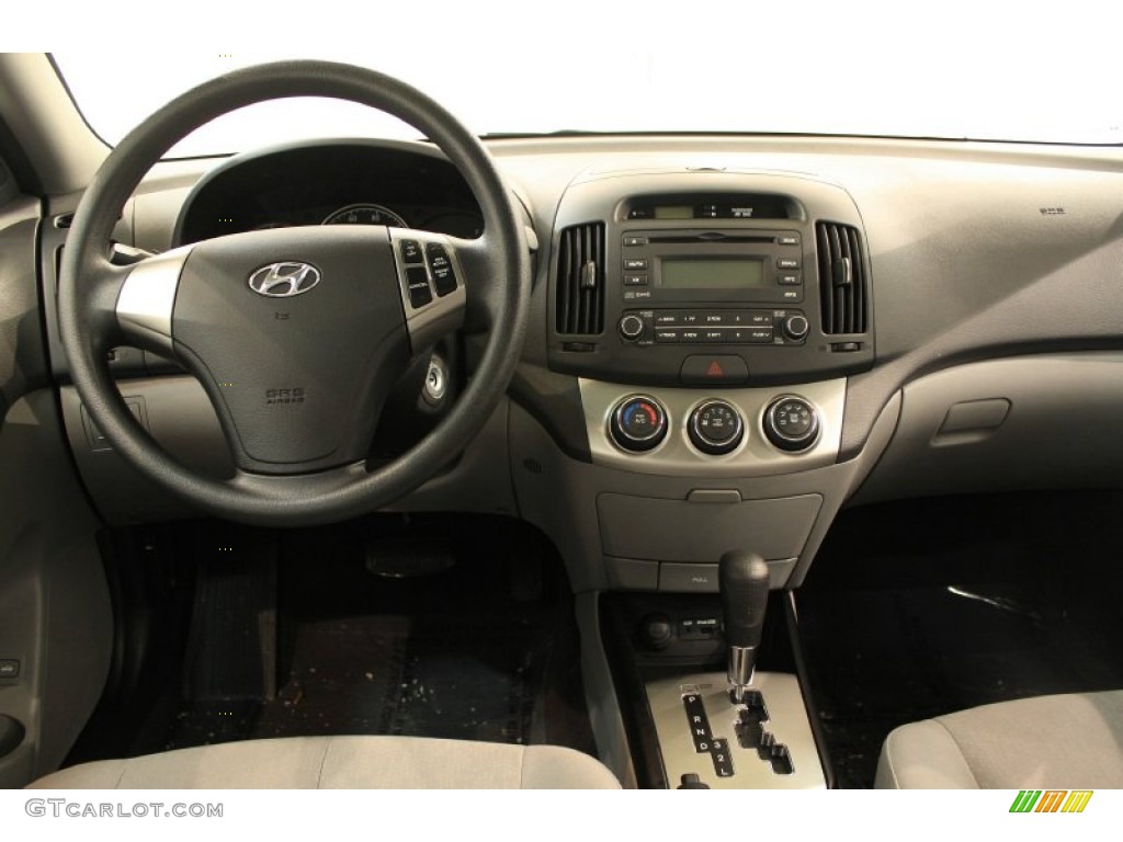 2010 Elantra GLS - Ebony Black / Gray photo #18