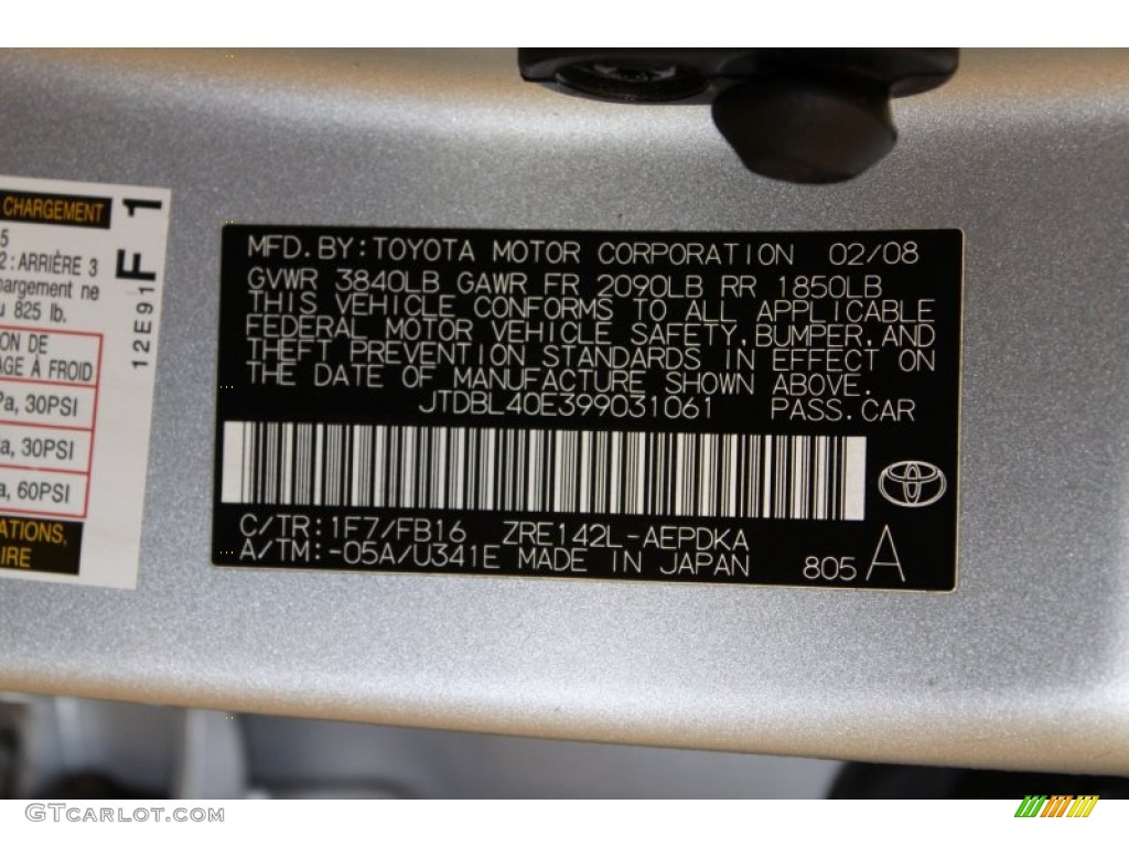 2009 Corolla LE - Classic Silver Metallic / Ash photo #18