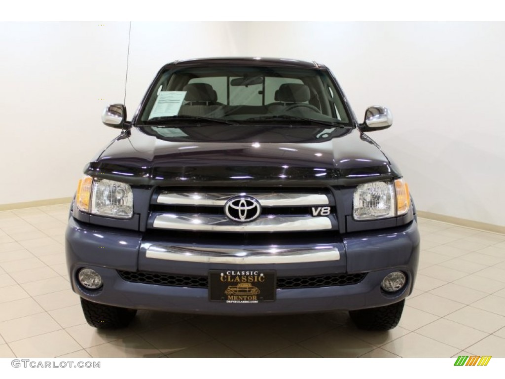 2004 Tundra SR5 Access Cab 4x4 - Blue Marlin Pearl / Light Charcoal photo #2