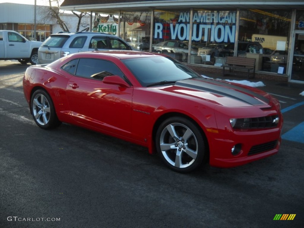 2010 Camaro SS Coupe - Victory Red / Black photo #1