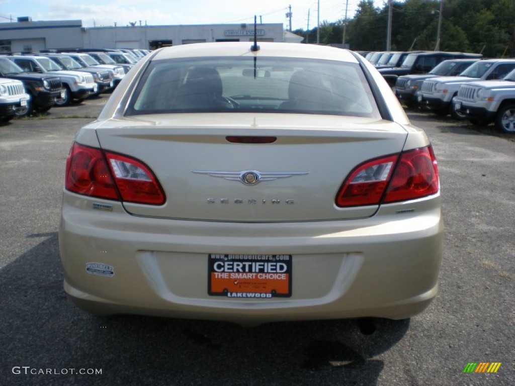 2010 Sebring Limited Sedan - White Gold / Dark Slate Gray photo #6