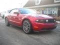 Red Candy Metallic 2010 Ford Mustang GT Premium Convertible