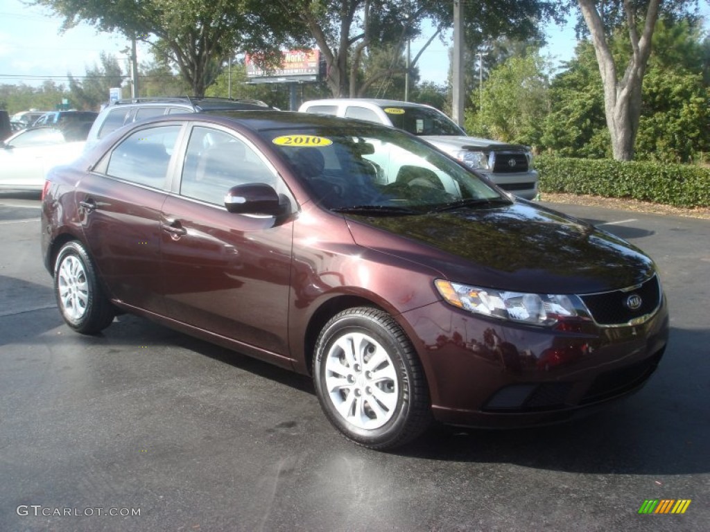 2010 Forte EX - Dark Cherry / Coffee photo #1