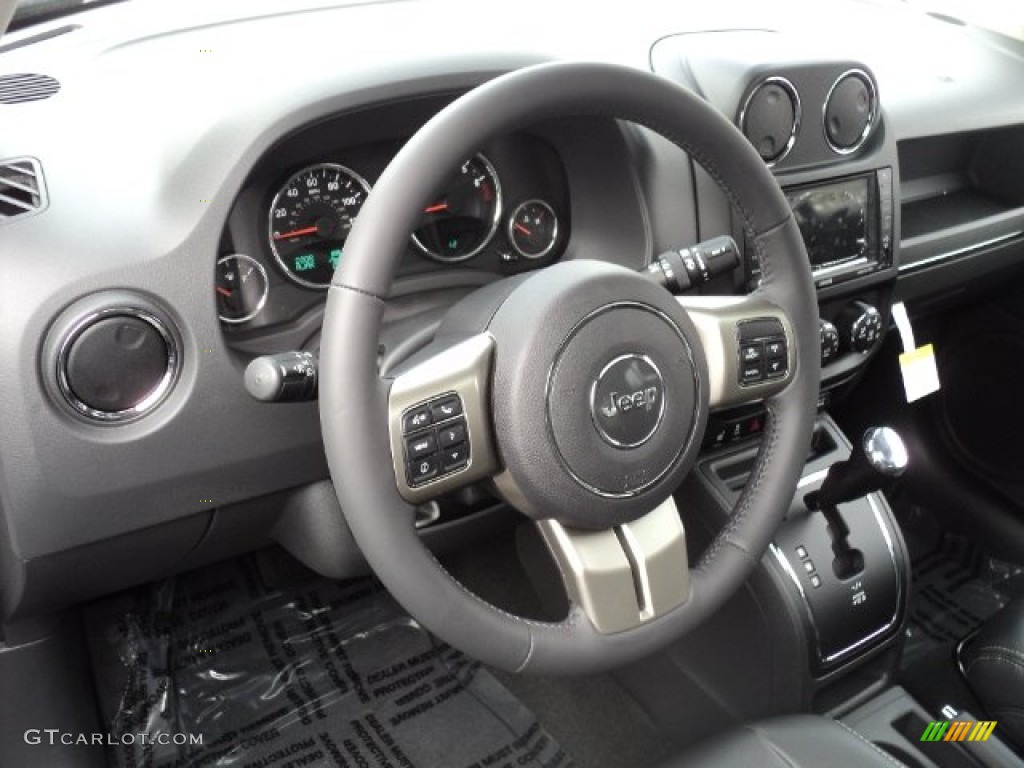 2012 Jeep Patriot Limited 4x4 Dark Slate Gray Steering Wheel Photo #60040643