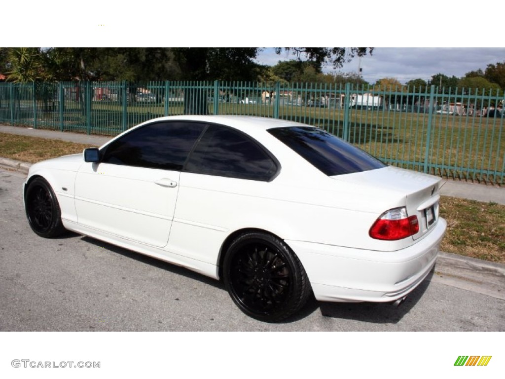 2002 3 Series 330i Coupe - Alpine White / Sand photo #6