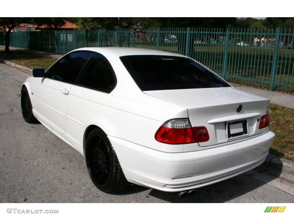 2002 3 Series 330i Coupe - Alpine White / Sand photo #9