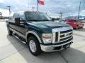 2008 Forest Green Metallic Ford F250 Super Duty Lariat Crew Cab  photo #3