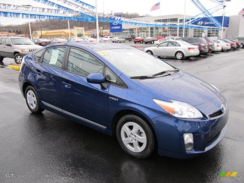 Blue Ribbon Metallic 2011 Toyota Prius Hybrid II Exterior Photo #60043052