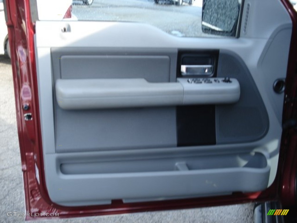 2005 F150 XLT SuperCab 4x4 - Dark Toreador Red Metallic / Medium Flint Grey photo #15