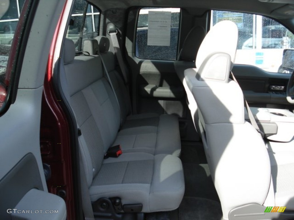 2005 F150 XLT SuperCab 4x4 - Dark Toreador Red Metallic / Medium Flint Grey photo #18