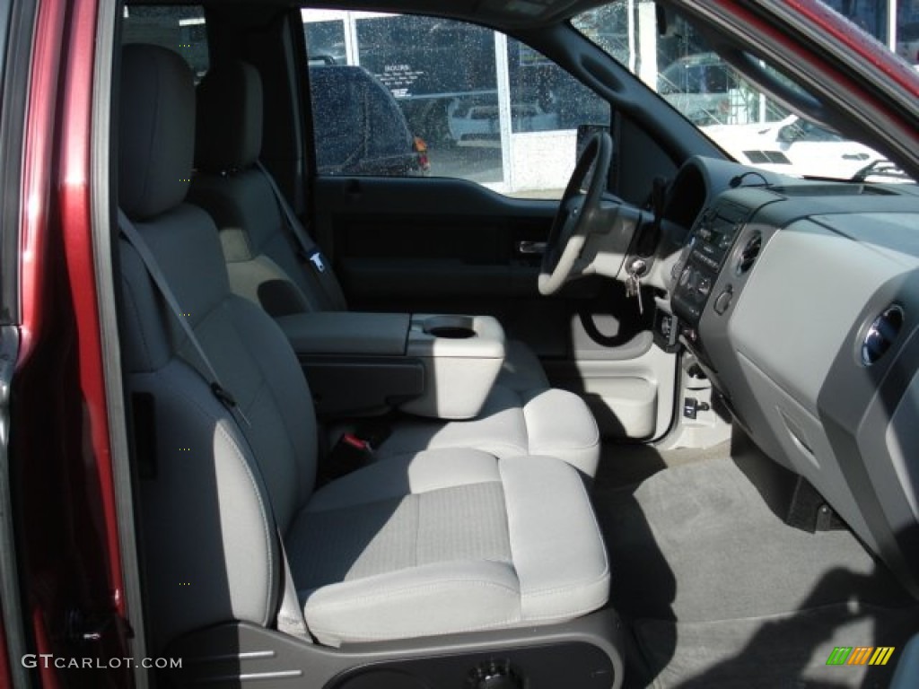 2005 F150 XLT SuperCab 4x4 - Dark Toreador Red Metallic / Medium Flint Grey photo #20