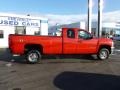 2007 Victory Red Chevrolet Silverado 2500HD LT Extended Cab 4x4  photo #7