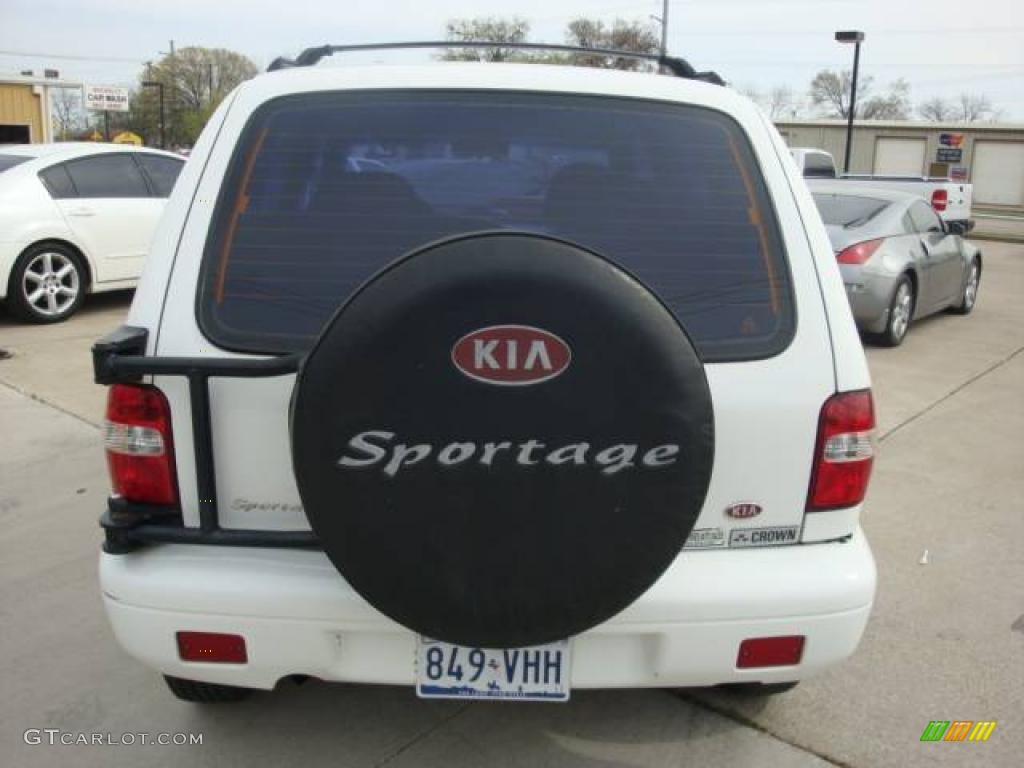 1999 Sportage  - White / Gray photo #5