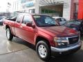 2011 Merlot Jewel Red Metallic GMC Canyon SLE Extended Cab  photo #2