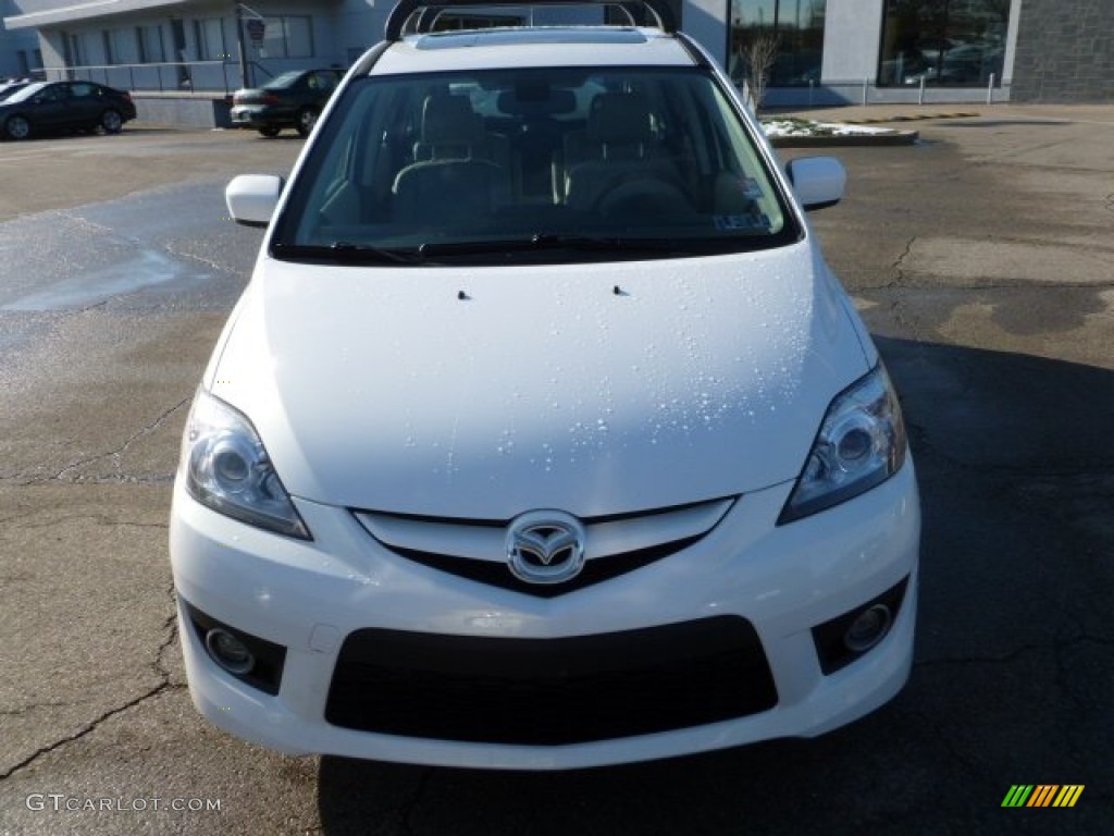 2008 MAZDA5 Sport - Crystal White / Sand photo #2
