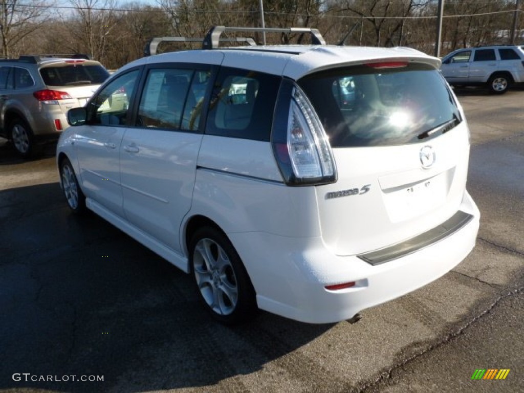 2008 MAZDA5 Sport - Crystal White / Sand photo #5