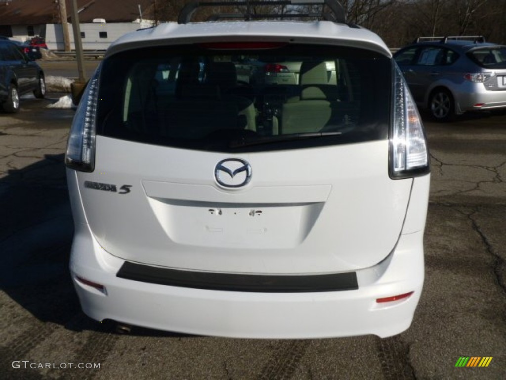 2008 MAZDA5 Sport - Crystal White / Sand photo #6