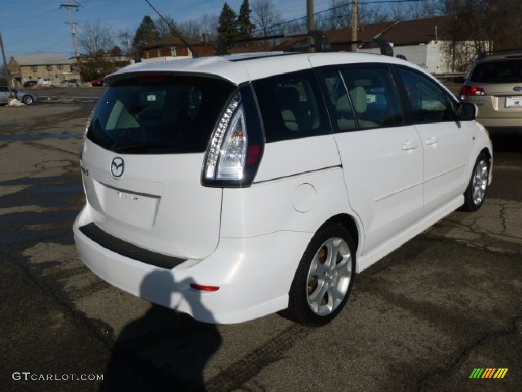 2008 MAZDA5 Sport - Crystal White / Sand photo #7