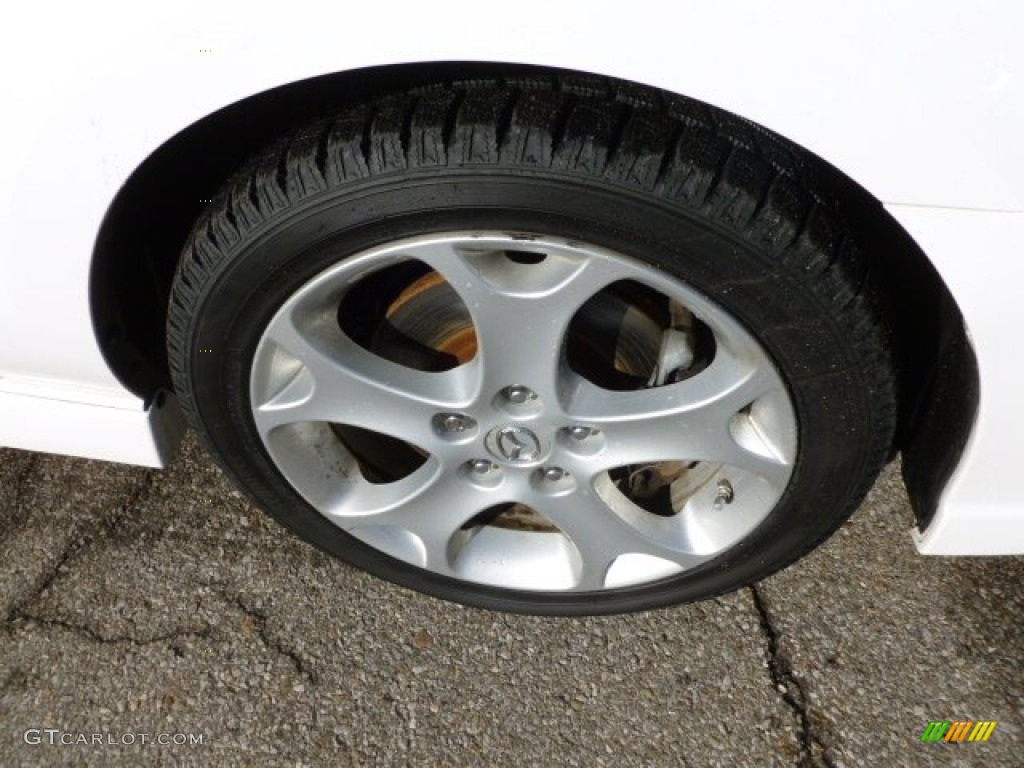2008 MAZDA5 Sport - Crystal White / Sand photo #9