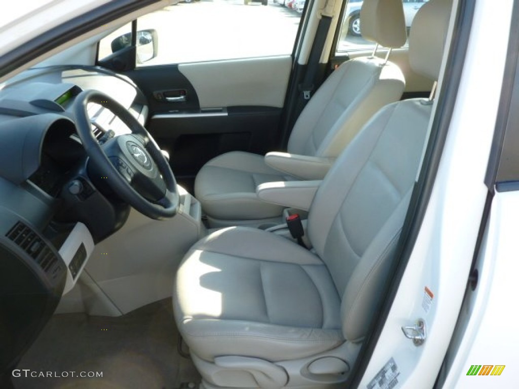 2008 MAZDA5 Sport - Crystal White / Sand photo #16