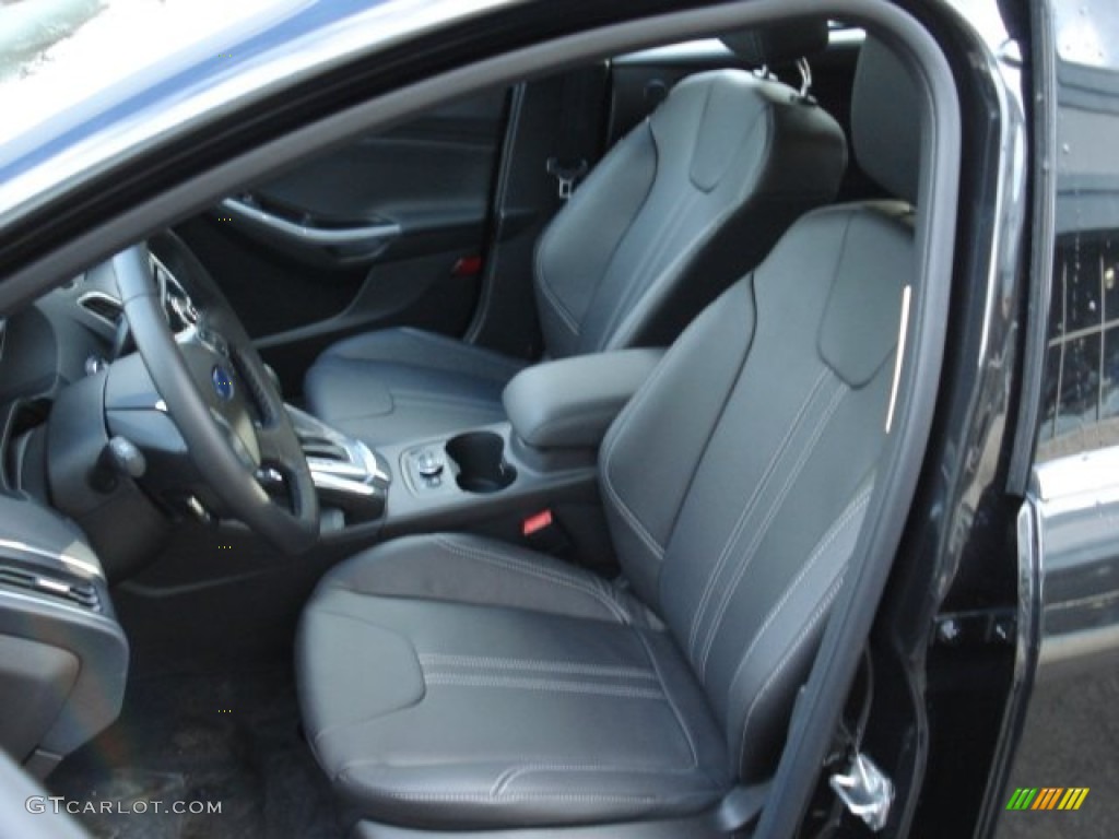 Charcoal Black Interior 2012 Ford Focus Titanium 5-Door Photo #60044252