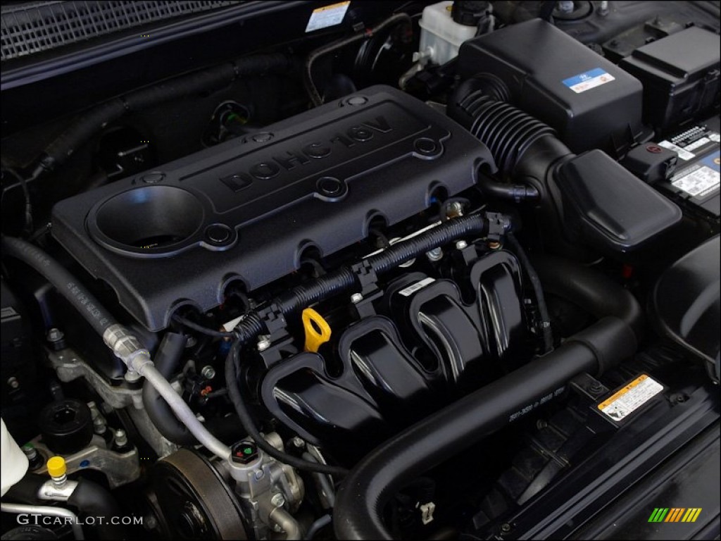 2010 Hyundai Sonata SE 2.4 Liter DOHC 16-Valve CVVT 4 Cylinder Engine Photo #60046600