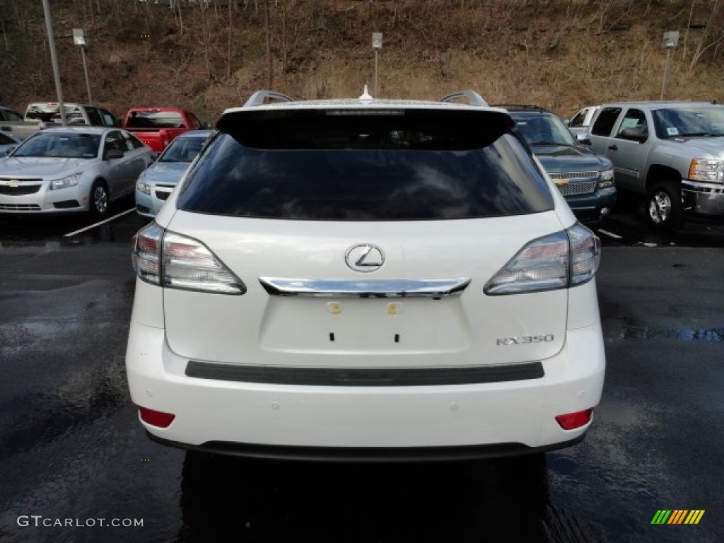 2012 RX 350 AWD - Starfire White Pearl / Parchment photo #3