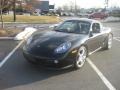 2010 Basalt Black Metallic Porsche Cayman   photo #1