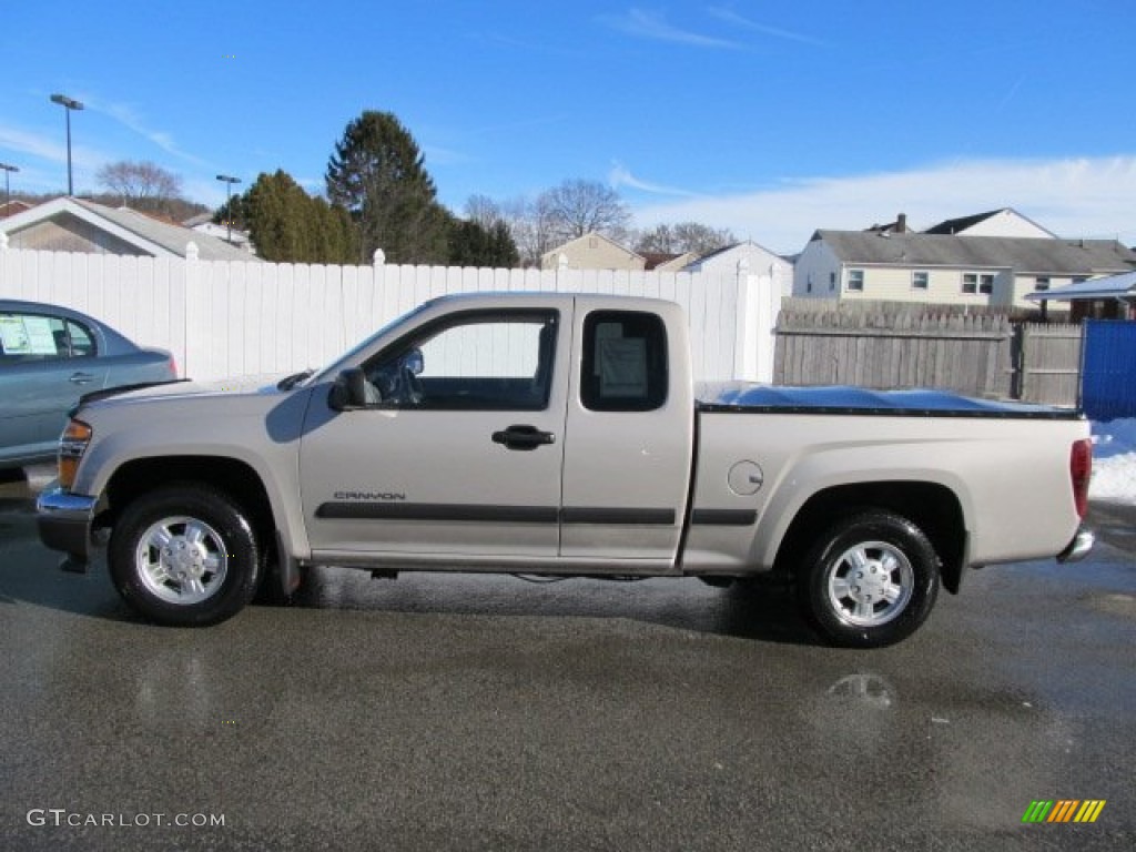 Silver Birch Metallic 2004 GMC Canyon SLE Extended Cab Exterior Photo #60047824
