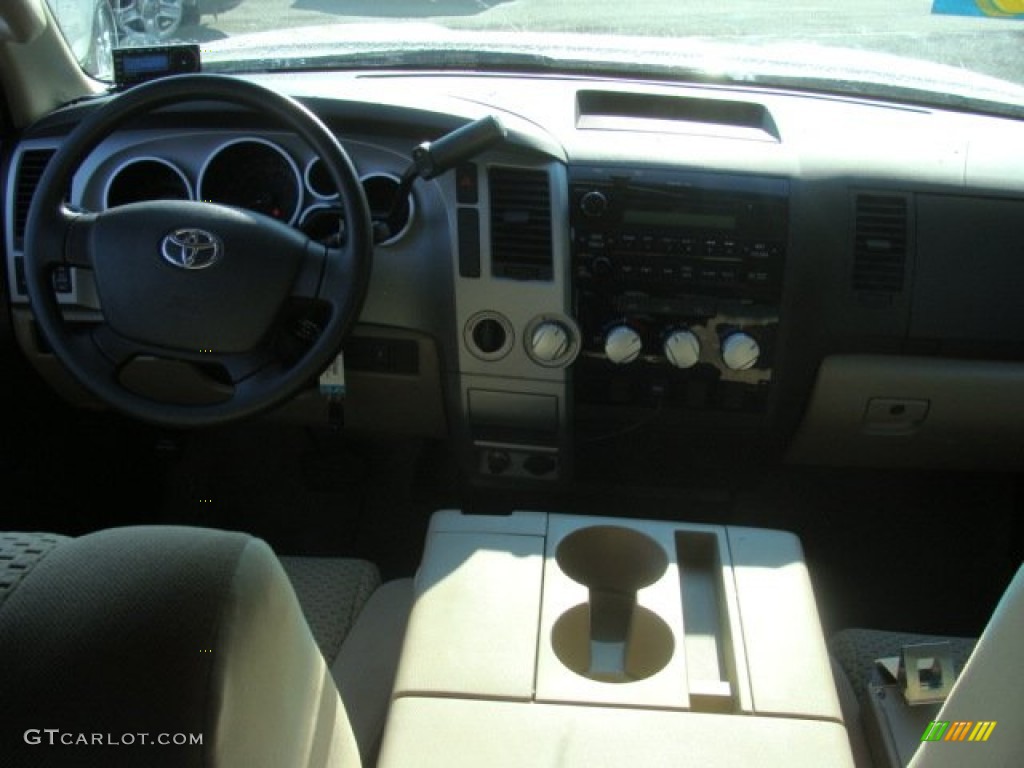 2009 Tundra Double Cab 4x4 - Desert Sand Mica / Sand photo #9