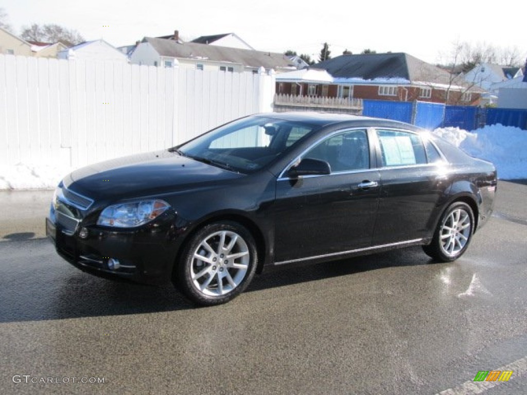 2011 Malibu LTZ - Black Granite Metallic / Ebony photo #1