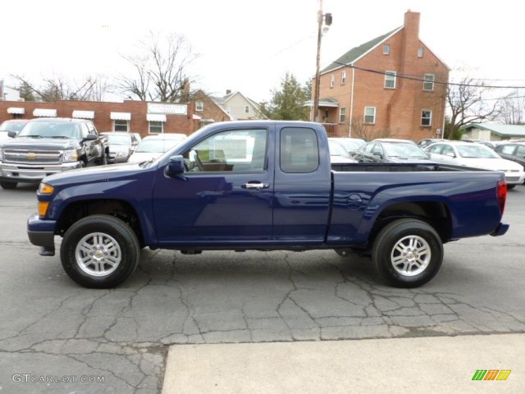 Deep Navy 2012 Chevrolet Colorado LT Extended Cab 4x4 Exterior Photo #60049918