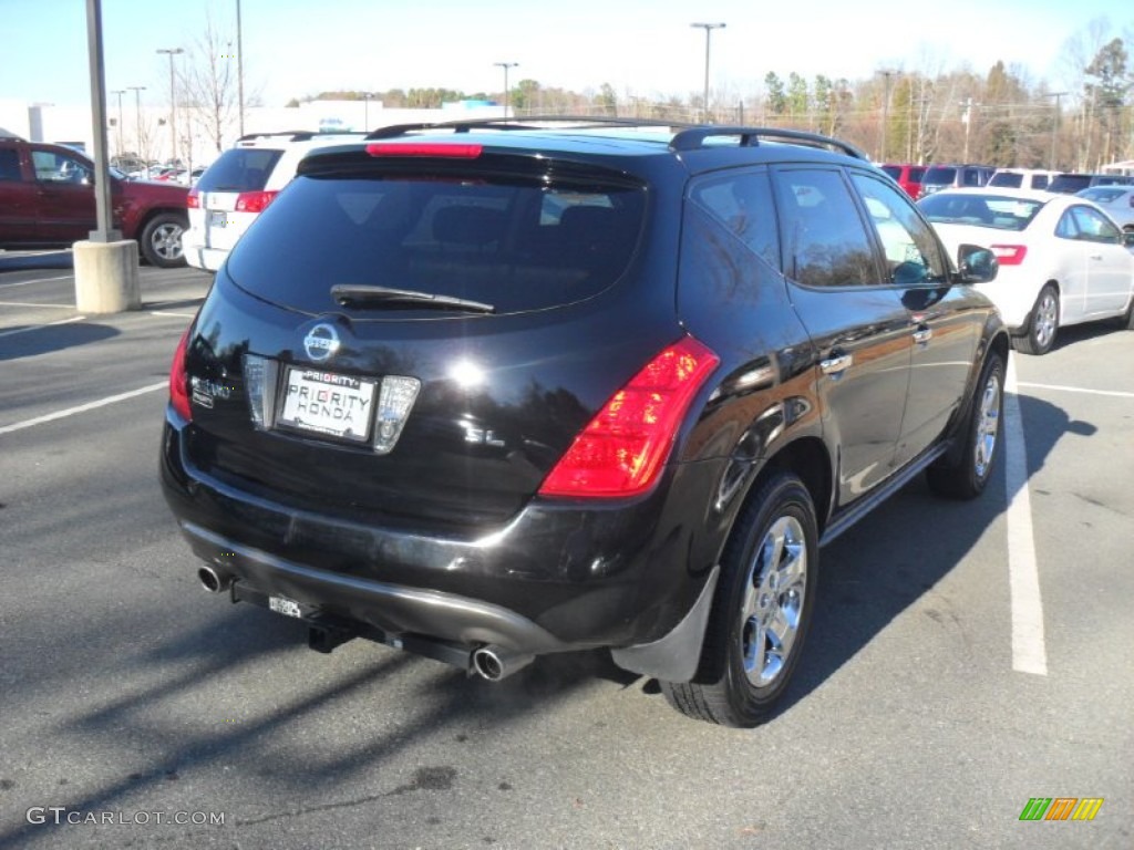 2005 Murano SL - Super Black / Charcoal photo #4