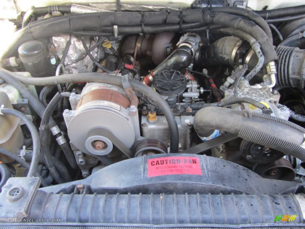 1997 Ford F350 XLT Regular Cab Ambulance Engine Photos