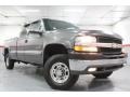 2002 Medium Charcoal Gray Metallic Chevrolet Silverado 2500 LS Extended Cab 4x4  photo #2