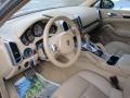 Luxor Beige 2011 Porsche Cayenne Interiors