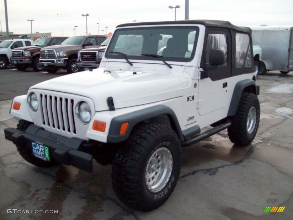 2006 Wrangler X 4x4 - Stone White / Dark Slate Gray photo #5