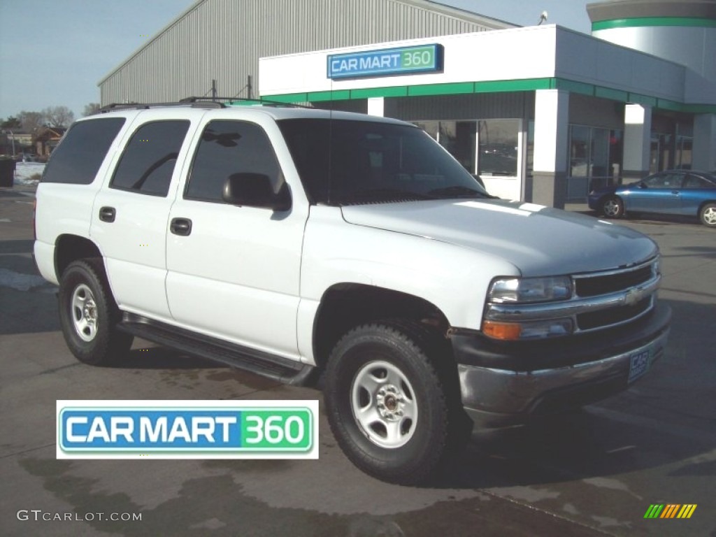 2006 Tahoe LS 4WD - Summit White / Gray/Dark Charcoal photo #1