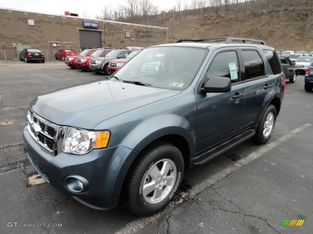 2012 Escape XLT V6 4WD - Steel Blue Metallic / Charcoal Black photo #5