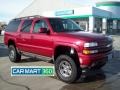 2004 Sport Red Metallic Chevrolet Suburban 1500 Z71 4x4  photo #1