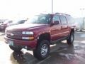 2004 Sport Red Metallic Chevrolet Suburban 1500 Z71 4x4  photo #5