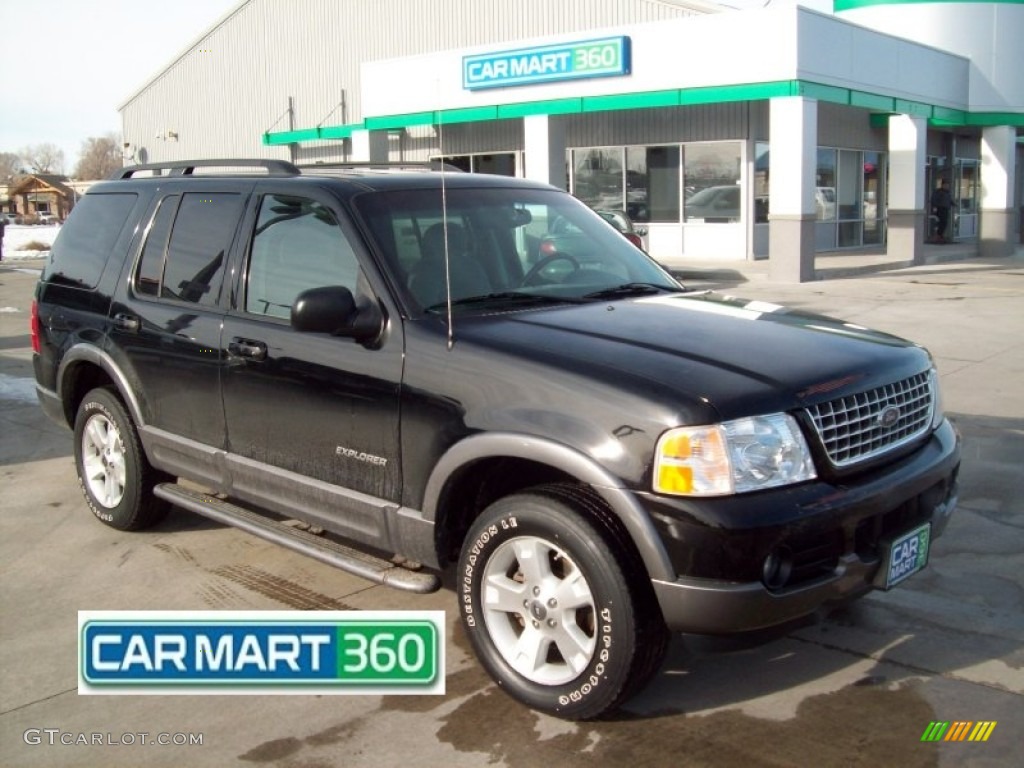 2004 Explorer XLT 4x4 - Black / Graphite photo #1