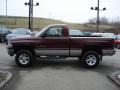 2001 Dark Garnet Red Pearl Dodge Ram 1500 SLT Regular Cab 4x4  photo #5