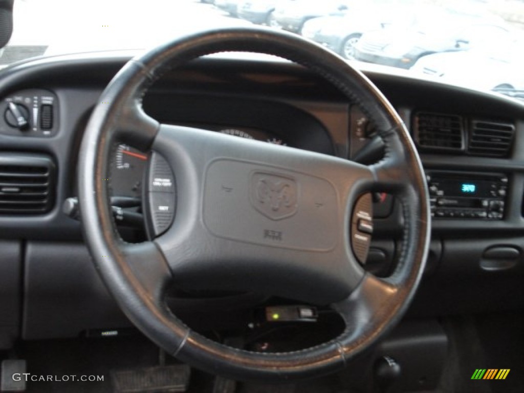 2001 Ram 1500 SLT Regular Cab 4x4 - Dark Garnet Red Pearl / Agate photo #23