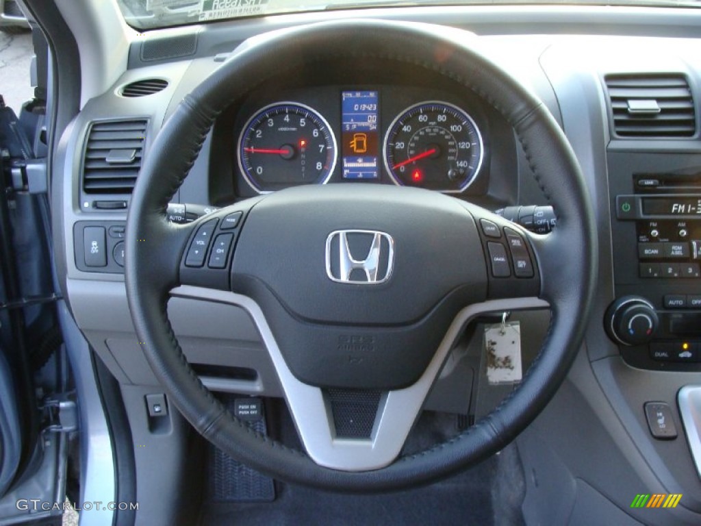 2010 Honda CR-V EX-L AWD Gray Steering Wheel Photo #60055489