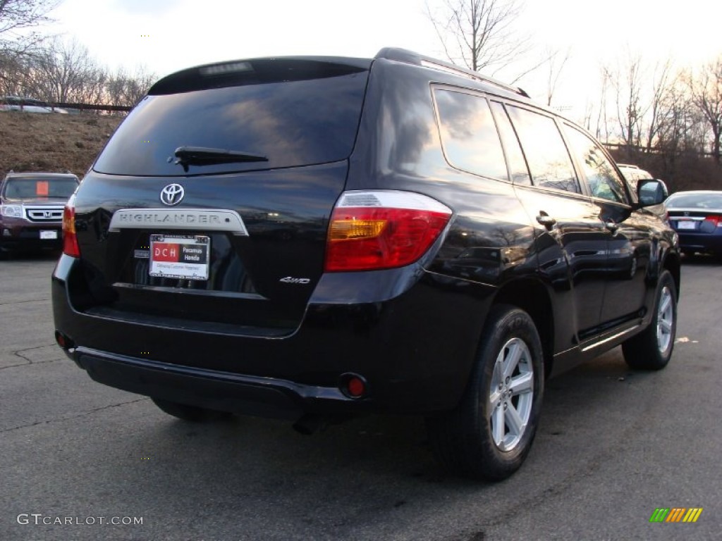 2010 Highlander SE 4WD - Black / Ash photo #9