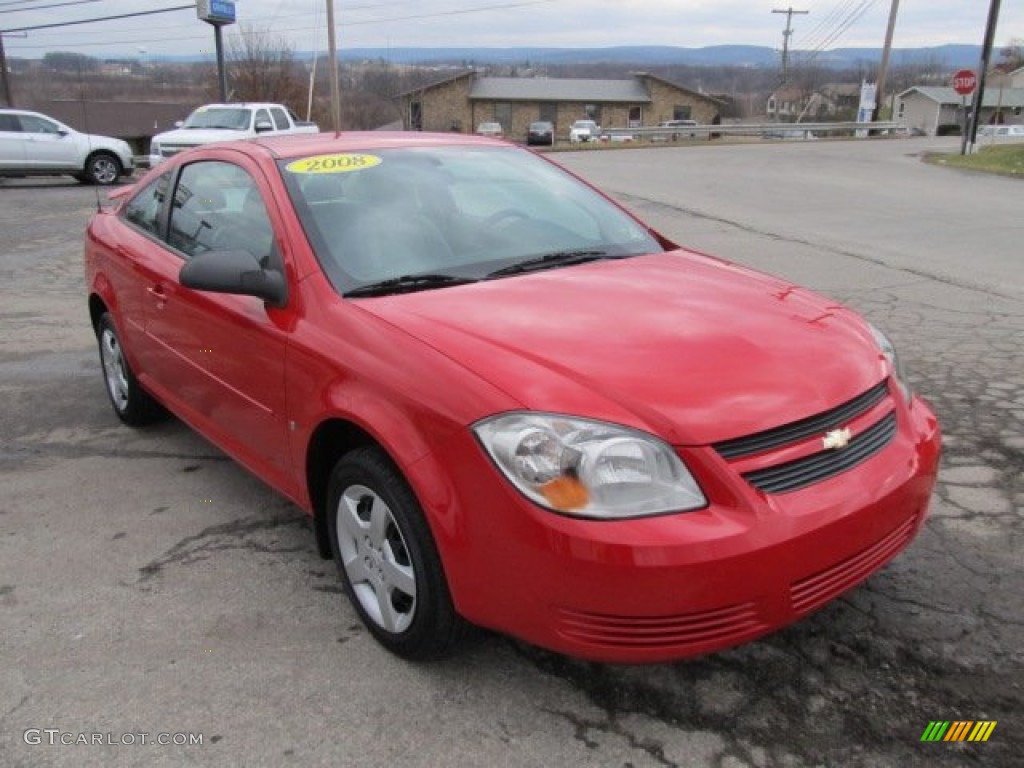 Victory Red 2008 Chevrolet Cobalt LS Coupe Exterior Photo #60056845