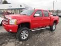 2012 Victory Red Chevrolet Silverado 1500 LT Crew Cab 4x4  photo #1