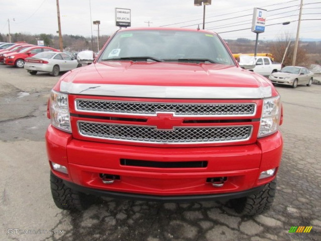 2012 Silverado 1500 LT Crew Cab 4x4 - Victory Red / Ebony photo #18